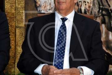  Telde con el empresario Grisaleña en la lectura del pregón de Santiago 2018 (Foto Antonio Alí)